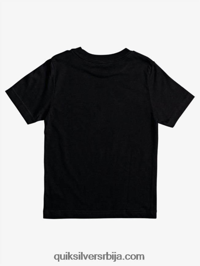 децаци Quiksilver 8-16 мајица између линија црн Z824VN2091