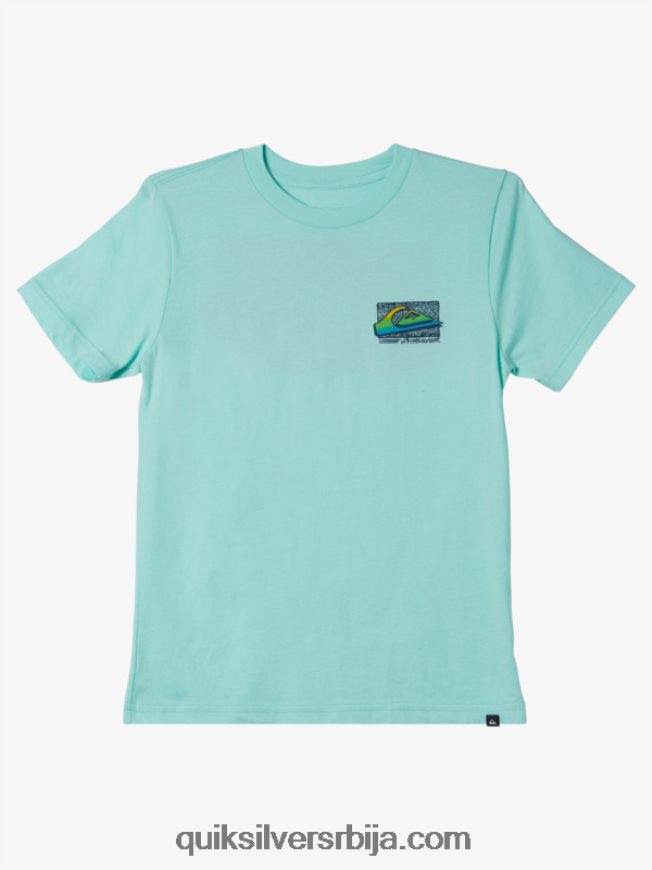 децаци Quiksilver 8-16 ретро фаде мајица стакло за плажу Z824VN2124