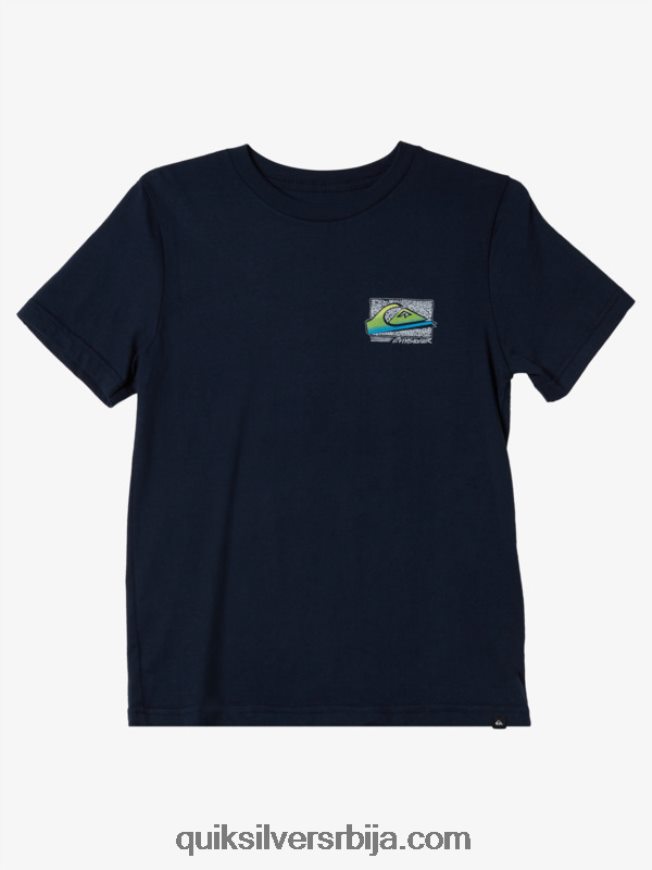 децаци Quiksilver 8-16 ретро фаде мајица морнарски сако Z824VN2125