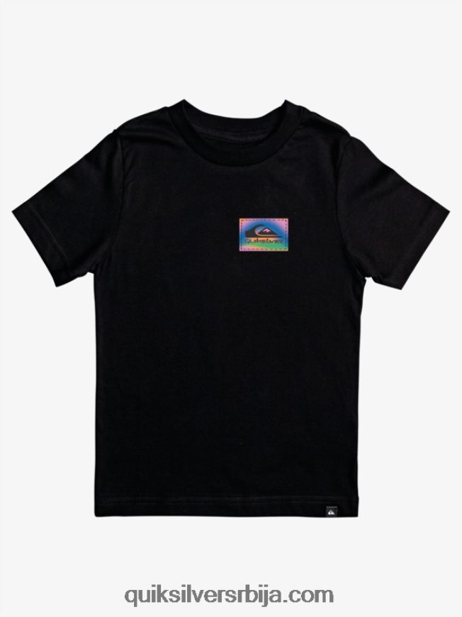 децаци Quiksilver Мајица од 8-16 боја црн Z824VN2173