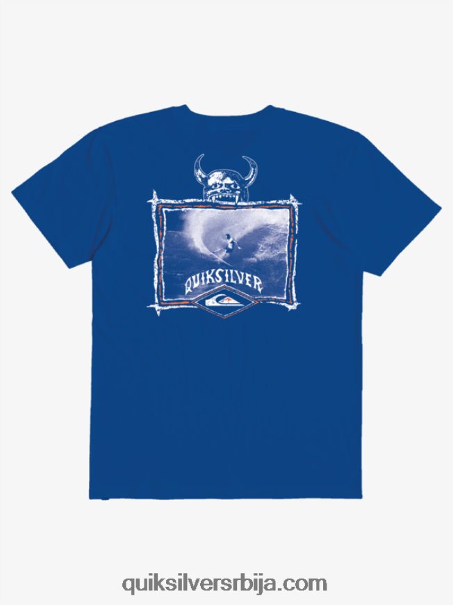 децаци Quiksilver 8-16 сурфер офтуне мајица сноркел блуе Z824VN2178