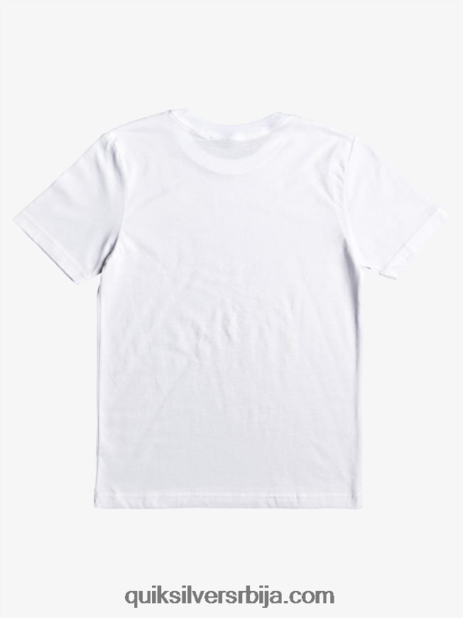 децаци Quiksilver Мајица 8-16 вишег живота бео Z824VN2209