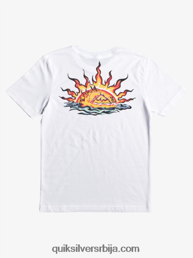 децаци Quiksilver Мајица чувара 8-16 таласа бео Z824VN2229
