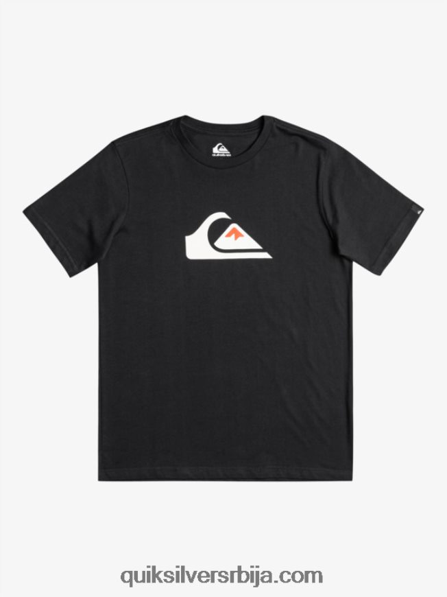 децаци Quiksilver цомп лого - мајица црн Z824VN2317