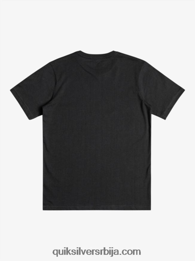 децаци Quiksilver цомп лого - мајица црн Z824VN2317