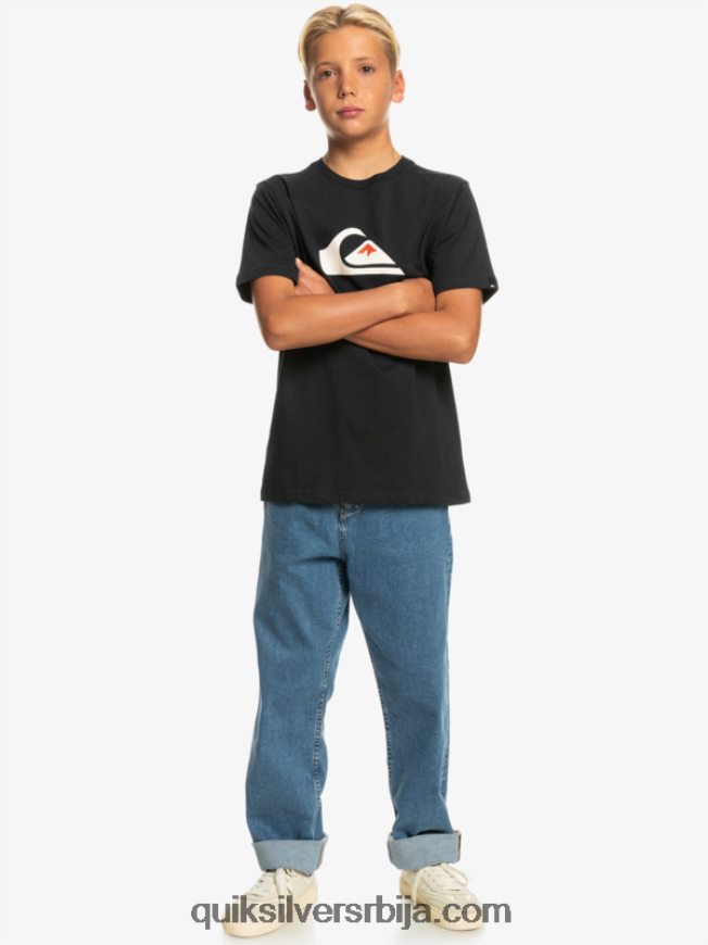 децаци Quiksilver цомп лого - мајица црн Z824VN2317