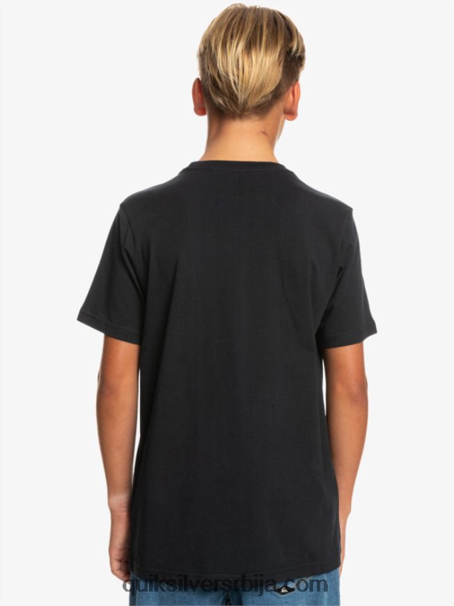 децаци Quiksilver цомп лого - мајица црн Z824VN2317