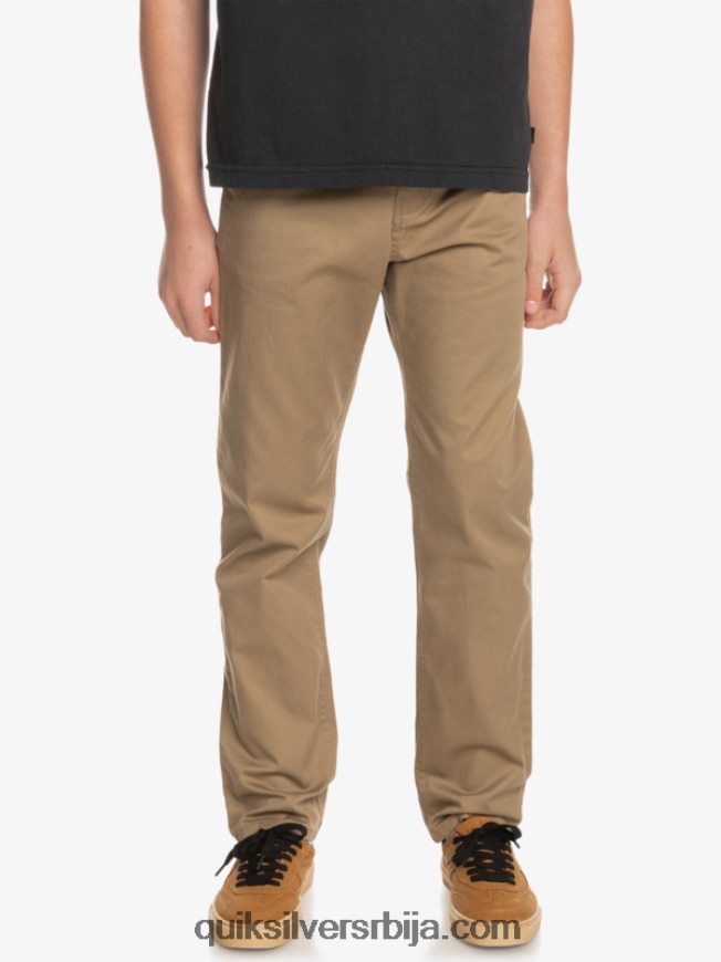 децаци Quiksilver 8-16 уп свакодневне панталоне елмвоод Z824VN2239