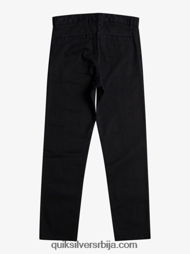 децаци Quiksilver 8-16 уп свакодневне панталоне црн Z824VN2240