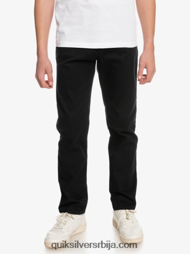 децаци Quiksilver 8-16 уп свакодневне панталоне црн Z824VN2240