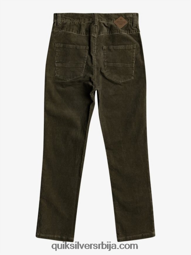 децаци Quiksilver 8-16 кракер сужене сумотне панталоне каламата Z824VN2332