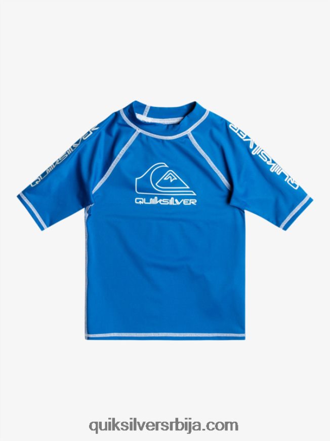 децаци Quiksilver 2-7 на турнеји са кратким рукавима упф 50 расхгуард сноркел блуе Z824VN2114