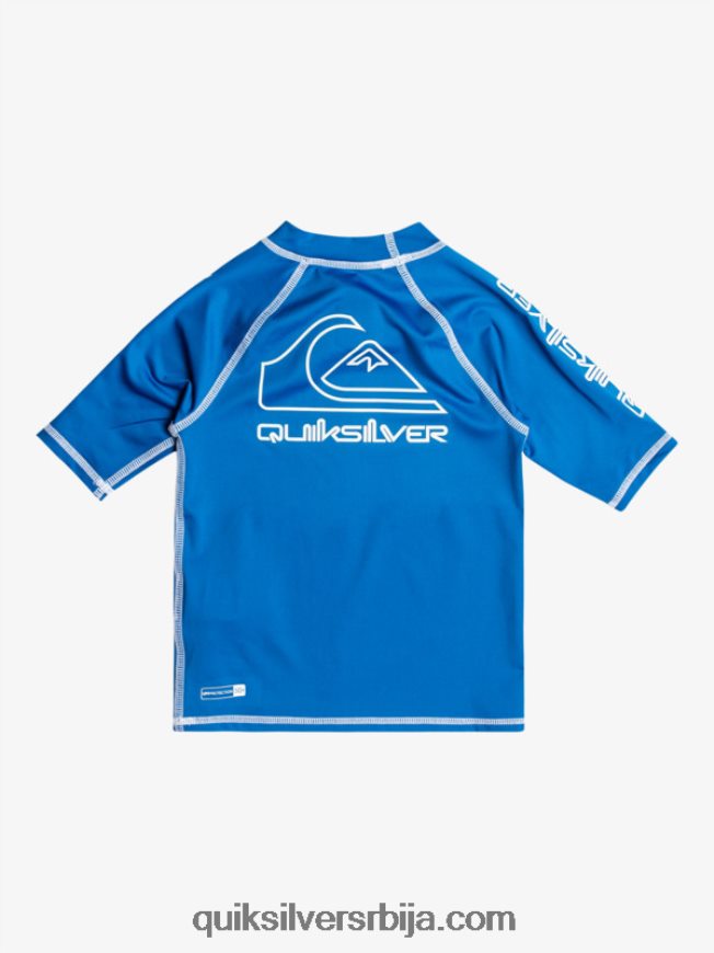 децаци Quiksilver 2-7 на турнеји са кратким рукавима упф 50 расхгуард сноркел блуе Z824VN2114