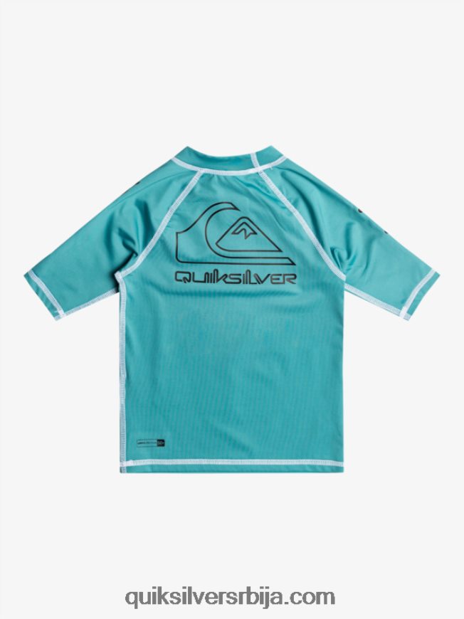 децаци Quiksilver 2-7 на турнеји са кратким рукавима упф 50 расхгуард бриттани блуе Z824VN2115