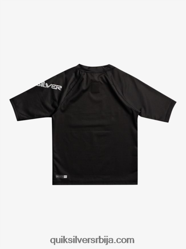 децаци Quiksilver 2-7 свих времена кратких рукава упф 50 расхгуард црн Z824VN2127