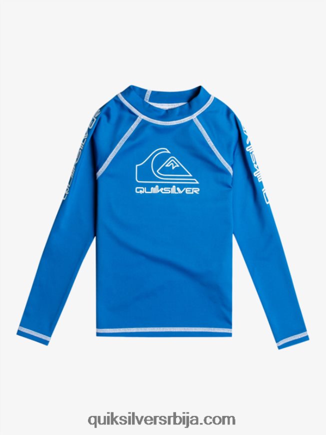 децаци Quiksilver 2-7 на турнеји дуги рукав упф 50 расхгуард сноркел блуе Z824VN2219