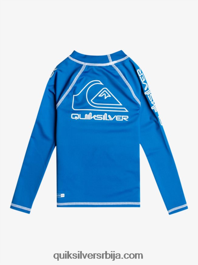 децаци Quiksilver 2-7 на турнеји дуги рукав упф 50 расхгуард сноркел блуе Z824VN2219