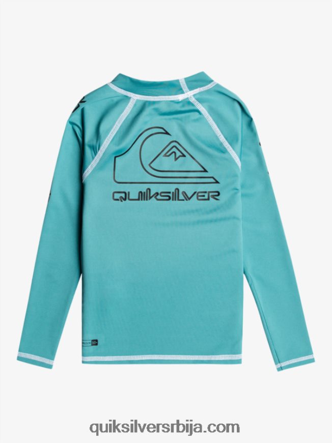 децаци Quiksilver 2-7 на турнеји дуги рукав упф 50 расхгуард бриттани блуе Z824VN2221