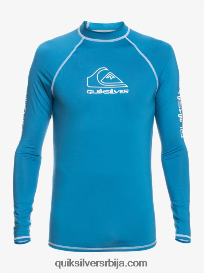 децаци Quiksilver 2-7 на турнеји дуги рукав упф 50 расхгуард валларта блуе Z824VN2222