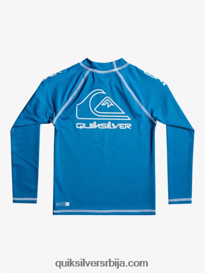 децаци Quiksilver 2-7 на турнеји дуги рукав упф 50 расхгуард валларта блуе Z824VN2222