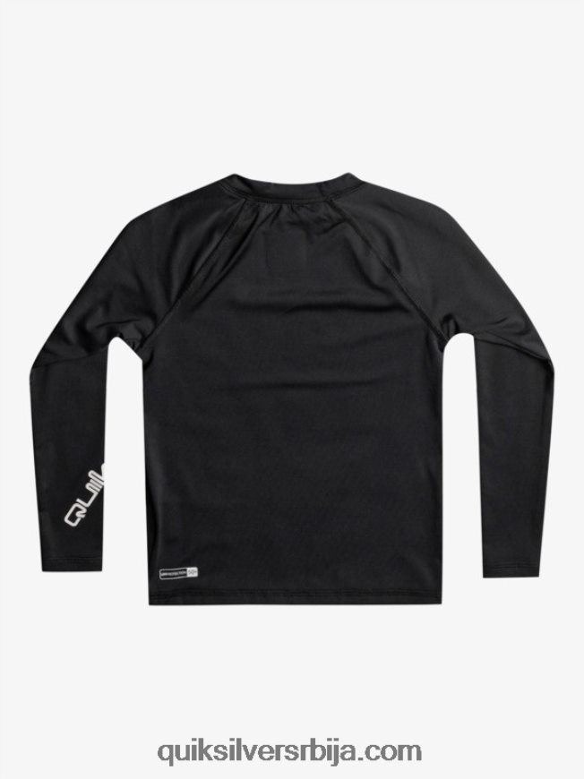 децаци Quiksilver 2-7 све време л/сл мајица за сурфовање црн Z824VN2074