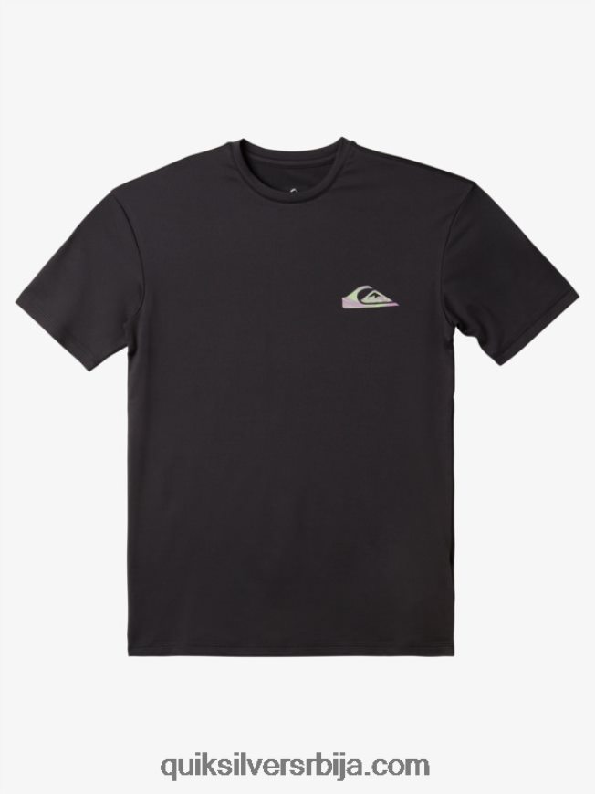 децаци Quiksilver 8-16 мик сессион упф 50 мајица кратких рукава за сурфовање тармац Z824VN2012