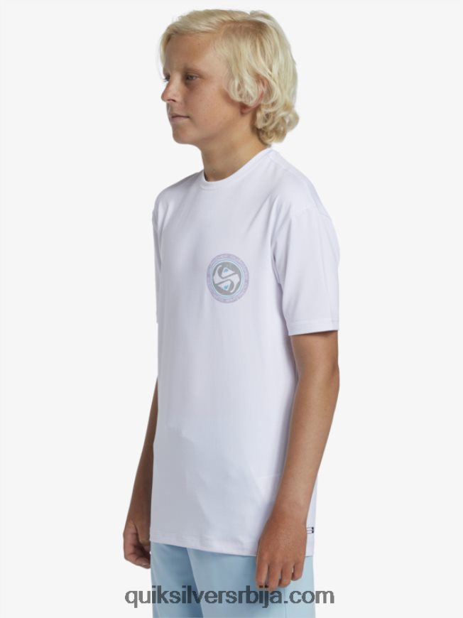 децаци Quiksilver 8-16 мик сессион упф 50 мајица кратких рукава за сурфовање Снежана Z824VN2014