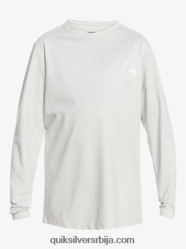 децаци Quiksilver 8-16 Херитаге Хеатхер мајица дугих рукава упф 50 за сурфовање сивољубичасти вријесак Z824VN2198