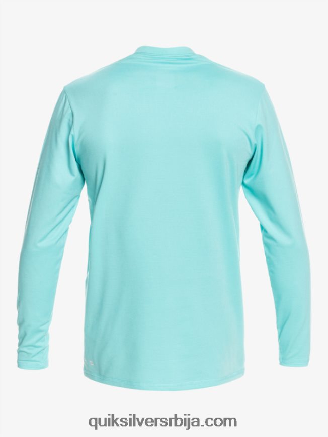 децаци Quiksilver 8-16 Херитаге Хеатхер мајица дугих рукава упф 50 за сурфовање анђео плави вресак Z824VN2199