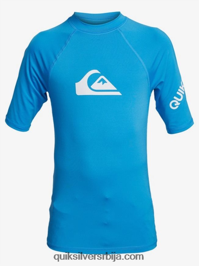 децаци Quiksilver 8-16 свих времена кратких рукава упф 50 расхгуард блитхе Z824VN2244