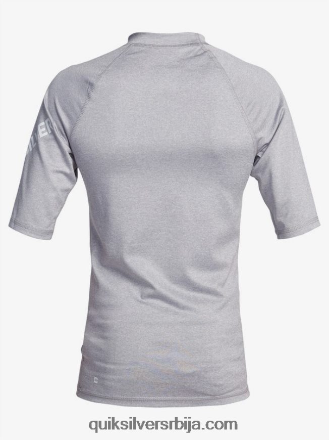 децаци Quiksilver 8-16 свих времена кратких рукава упф 50 расхгуард сусњежица вријеска Z824VN2246