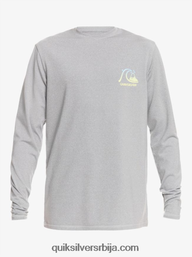 децаци Quiksilver Мајица за сурфовање 8-16 херитаге дугих рукава упф 50 сусњежица вријеска Z824VN2261
