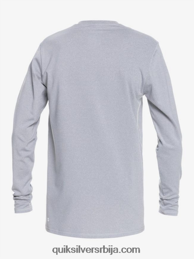 децаци Quiksilver Мајица за сурфовање 8-16 херитаге дугих рукава упф 50 сусњежица вријеска Z824VN2261