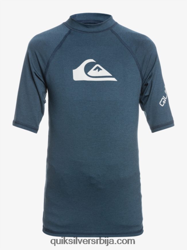 децаци Quiksilver 8-16 свих времена сс омладинска с/сл мајица за сурфовање морнарски блејзер хеатхер Z824VN2061