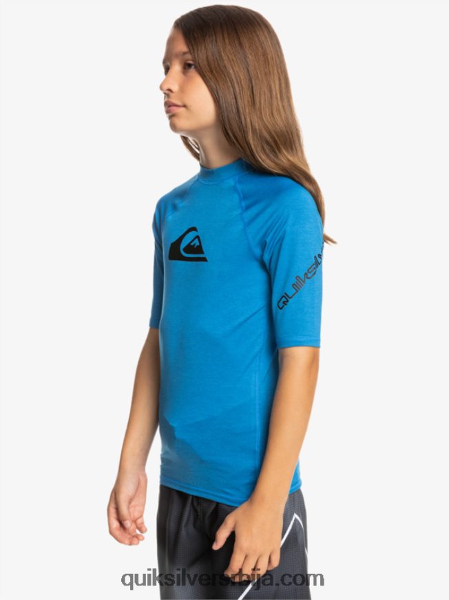 децаци Quiksilver 8-16 свих времена сс омладинска с/сл мајица за сурфовање сноркел блуе хеатхер Z824VN2063
