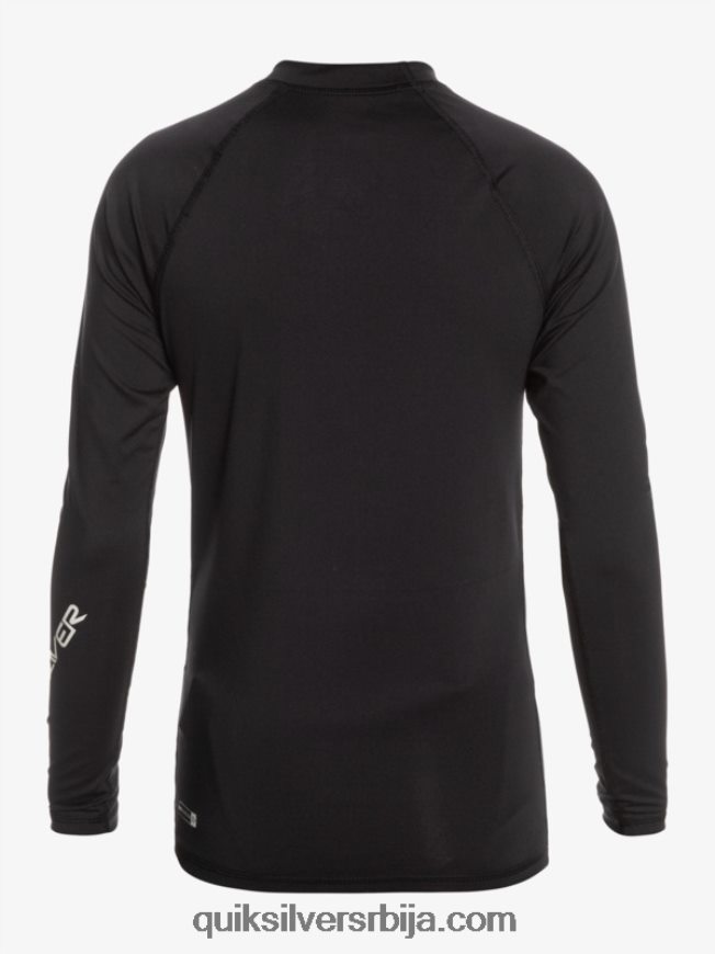 децаци Quiksilver 8-16 све време лс омладинска л/сл мајица за сурфовање црн Z824VN2097