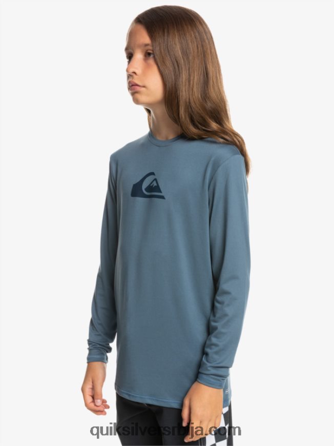 децаци Quiksilver 8-16 солид стреак лс омладинска л/сл мајица за сурфовање берингово море Z824VN2121