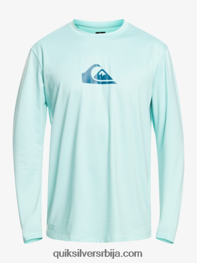 децаци Quiksilver 8-16 солид стреак лс омладинска л/сл мајица за сурфовање анђео плави Z824VN2122