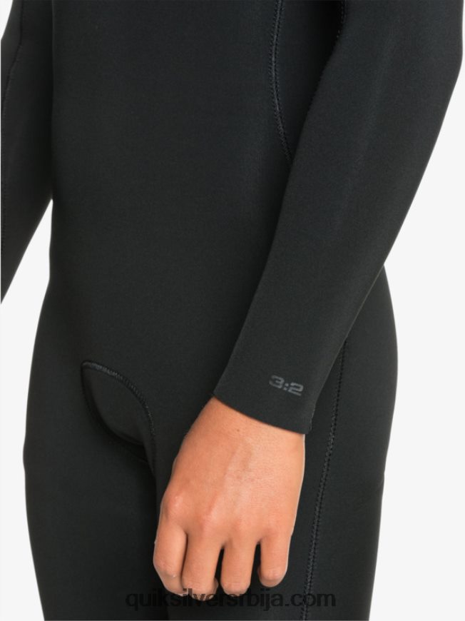 децаци Quiksilver 8-16 3/2мм сесије л/сл фуллсуит црн Z824VN2194