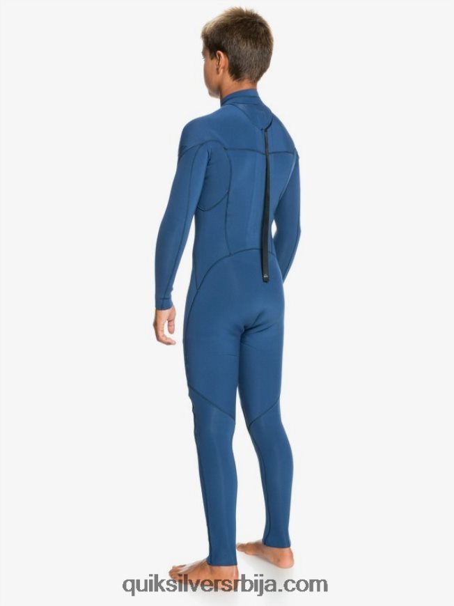 децаци Quiksilver 8-16 3/2мм сесије л/сл фуллсуит инсигниа блуе Z824VN2195