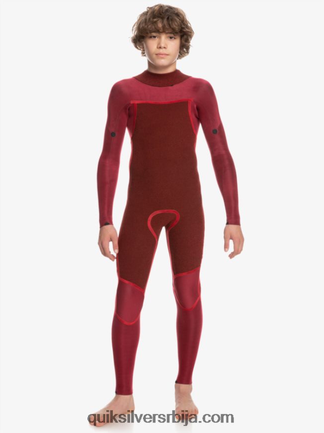 децаци Quiksilver 8-16 3/2мм за свакодневне сесије мокро одело са патент затварачем црна/провинцијално плава Z824VN2223
