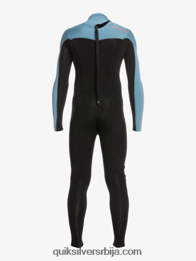 децаци Quiksilver 8-16 3/2мм за свакодневне сесије мокро одело са патент затварачем црна/провинцијално плава Z824VN2223