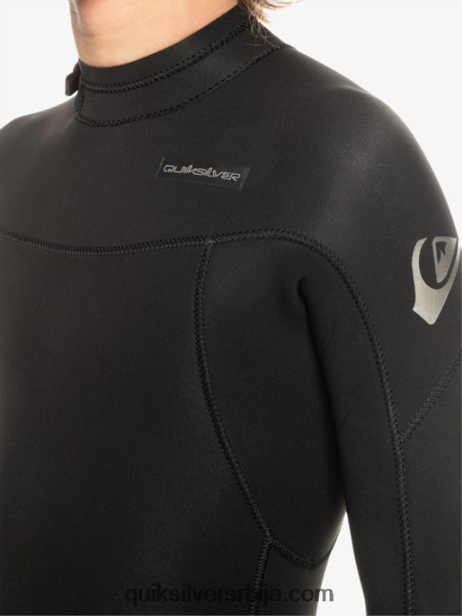 децаци Quiksilver 8-16 3/2мм за свакодневне сесије мокро одело са патент затварачем црн Z824VN2224
