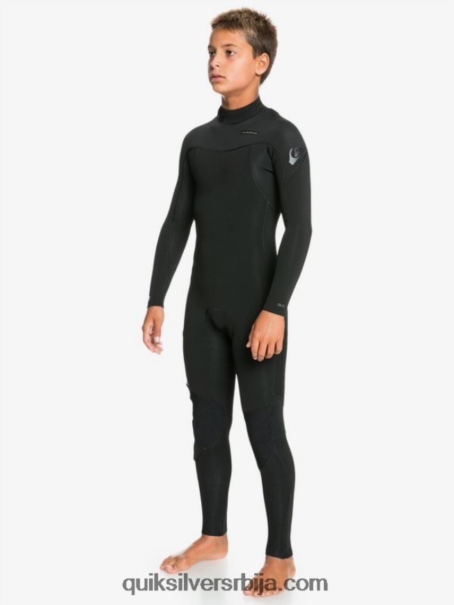 децаци Quiksilver 8-16 4/3мм сесије л/сл фуллсуит црн Z824VN2188