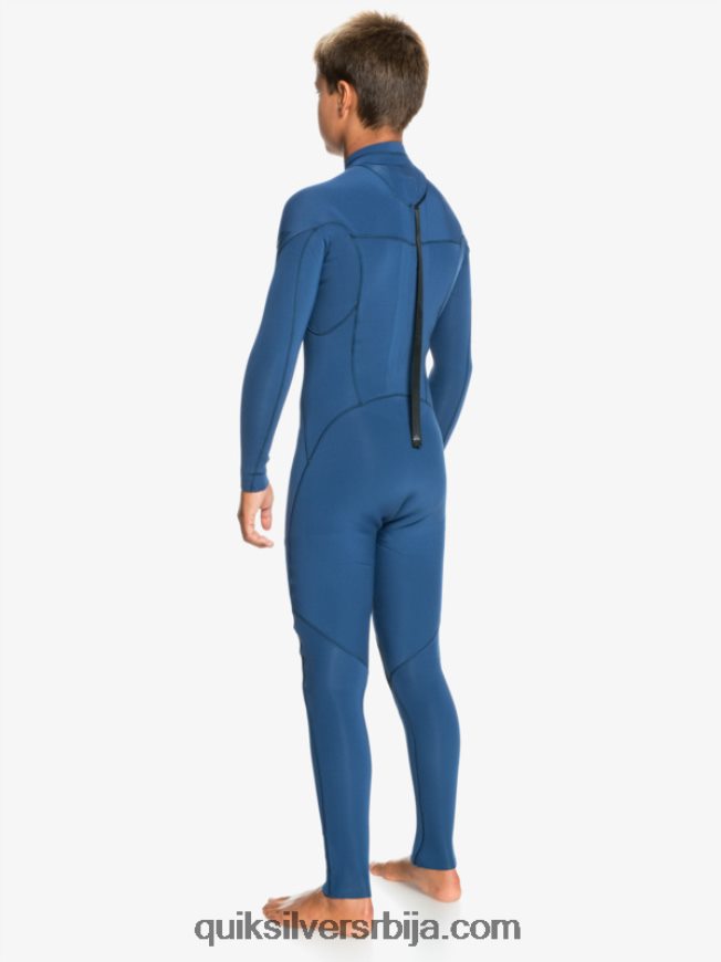 децаци Quiksilver 8-16 4/3мм сесије л/сл фуллсуит инсигниа блуе Z824VN2189