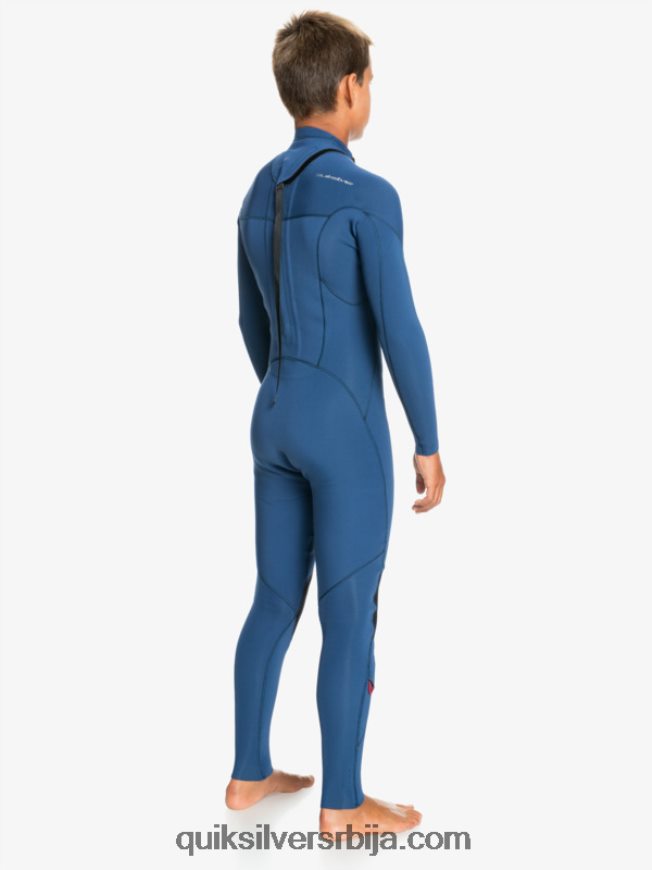 децаци Quiksilver 8-16 4/3мм сесије л/сл фуллсуит инсигниа блуе Z824VN2189