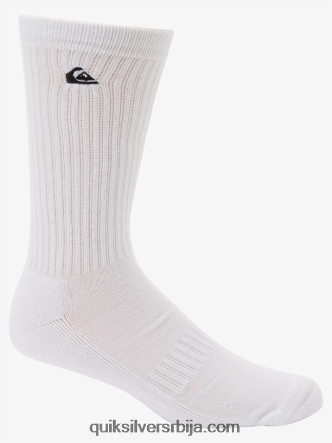 мушкарци Quiksilver 2 паковања чврстих чарапа бео Z824VN1058