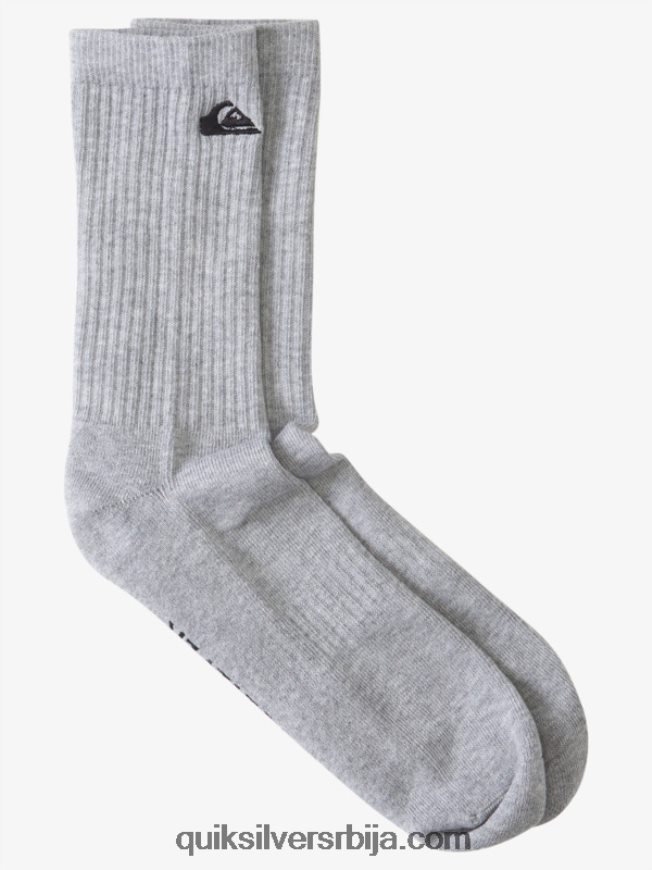 мушкарци Quiksilver 2 паковања чврстих чарапа бео Z824VN1058