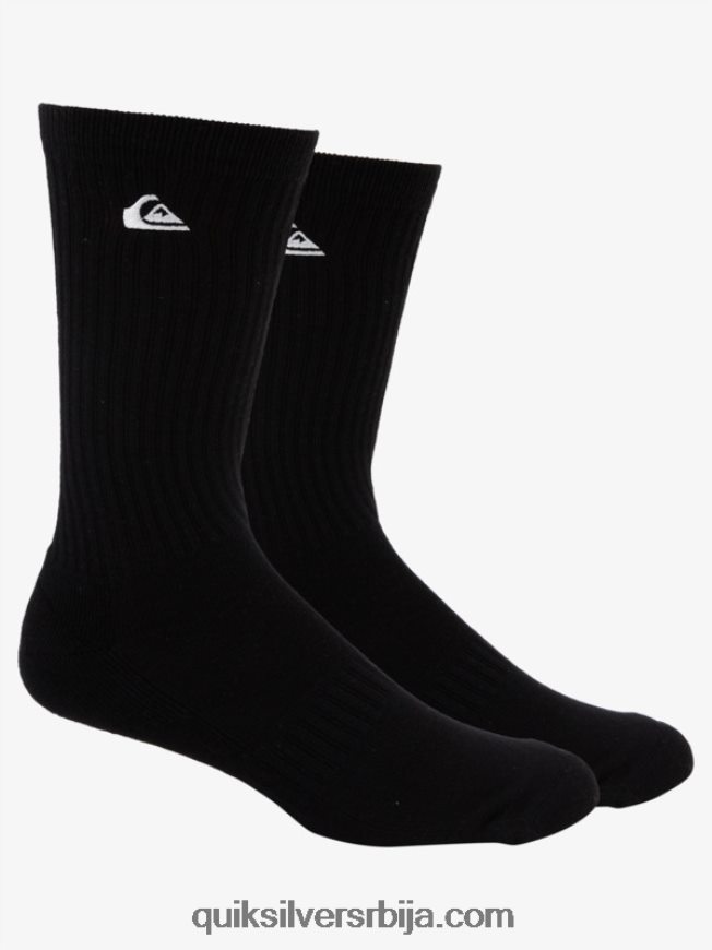 мушкарци Quiksilver 2 паковања чврстих чарапа црн Z824VN1059