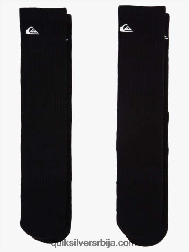 мушкарци Quiksilver 2 паковања чврстих чарапа црн Z824VN1059
